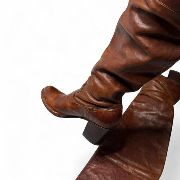 Frye Vintage Lucinda Knee High Boots With Heel Womens Size 9 Outdoor Casual Boot - Picture 6 of 8